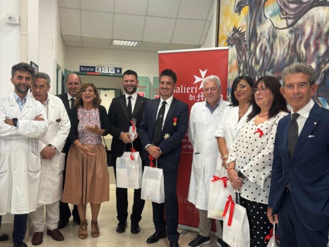 Cuori Nobili in Corsia: la solidarietà dei Cavalieri OSJ a Cagliari