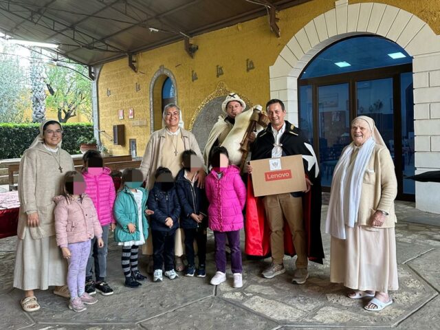 Solidarietà cavalleresca: donazioni alle Case Famiglia