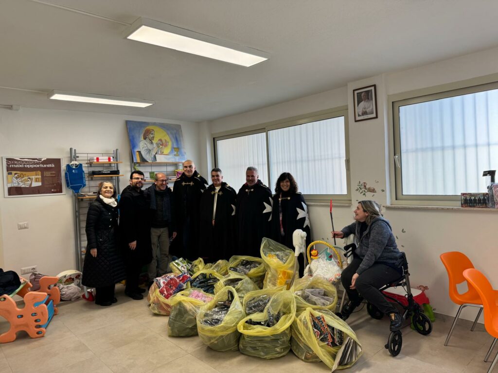 Donazione di giochi alla Parrocchia San Vincenzo De’ Paoli di Sassari