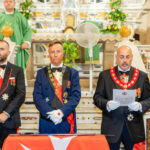 Il Principe Gran Maestro Sua Altezza Reale il Principe Don Thorbjorn Paternò Castello di Carcaci durante la Conviviale Cavalleresca di Alghero